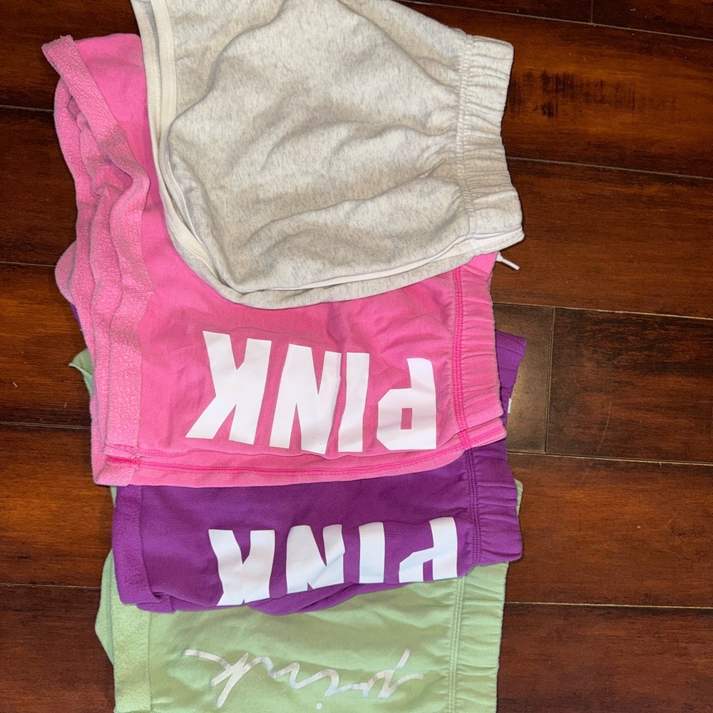 VS PINK Fleece Lounge Shorts | XL | Hot Pink | Soft & Comfy